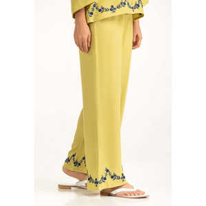 Pantalon décontracté taille mi-haute à jambes larges WM-COD-SS25-365B – Respirant et coupe régulière - Product Image 3