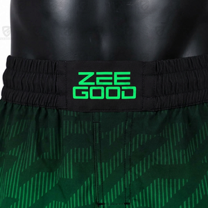Men's MMA Fight Training <b>Shorts</b> <b>Spandex</b> Polyester Knitted Mid Elastic Waist Eco-Friendly Breathable Quick Dry Digital Print OEM - Product Image 4