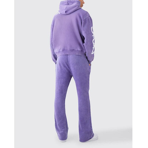 Ensemble de survêtement pour homme de haute qualité, taille grande, ample, imprimé bouffant, pantalon évasé vintage, manches longues - Product Image 2