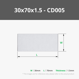 Rectangular Otras pegatinas Producto magnético - Product Image 3