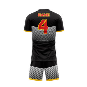OEM Custom Design Seamless Quick Dry Breathable <b>Polyester</b> Fabric Soccer Uniform Set Sublimated Printed <b>Socks</b> Bags for all season - Product Image 4