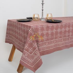 Mantel 100% Algodón con Estampado Dabu, Personalizado, Extra Grande, Decoración del Hogar, Estilo Rústico, para Regalos - Product Image 6