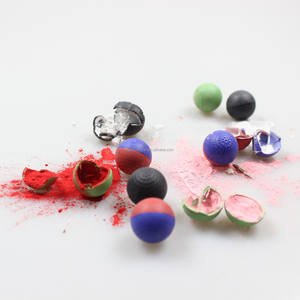 Offre Spéciale pratique balles de Paintball en poudre d'autodéfense 68/50/43 Cal couleur personnalisée et coque en plastique Logo - Product Image 4