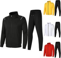 Veste à capuche 2 pièces de haute qualité pour hommes, ensemble de pantalons de sport, t-shirt décontracté, jogging, confortable, grande taille pour l'hiver