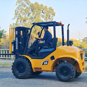 HIFOUNE Ruwterreinheftruck Verstelbare Vork Multifunctionele <span class=keywords><strong>All</strong></span> <span class=keywords><strong>Terrain</strong></span> Heftruck - Product Image 5