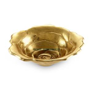 Cuenco multiuso Cuenco de metal floral Premium para servir ensaladas, frutas, aperitivos y más para uso doméstico y comercial Juego de 2 cuencos - Product Image 5