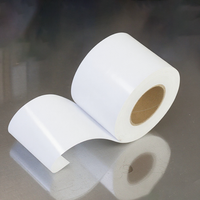 Rouleau d'étiquettes adhésives thermiques directes sans support continu personnalisées, écologiques, sans papier de support, imperméables, pour supermarchés et épiceries