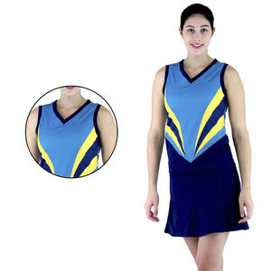 Nuevo Vestido Deportivo Casual 2026 de Poliéster Sublimado para Mujer, Talla Grande, Transpirable, Sexy, Uniforme de Netball para Mujer - Product Image 4