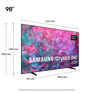 98-Inch 4K UHD Smart LED TV with Android System for Home or Hotel Use High Definition Projection Television - Product Image 4