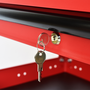 03 Niveaux Métal Acier Outil Chariot Tiroirs Entrepôt Chariot Armoire De Rangement Mécanicien Garage Outil Armoire Chariot Rouleau Poignée - Product Image 6