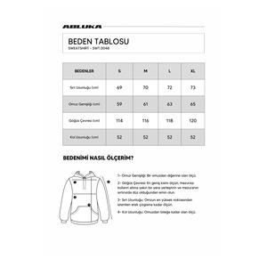 Felpa Oversize con mezza cerniera stampata verde