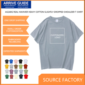 Camisetas de talla grande para hombre en blanco 100% algodón calidad personalizada Polos De Hombre impresión personalizada Unisex ropa gruesa camiseta para hombres - Product Image 2