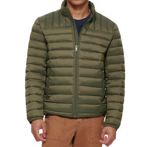 Vestes pour hommes de haute qualité avec logo personnalisé, veste matelassée, style bomber, vêtements de sport d'hiver, veste matelassée en duvet pour hommes, vente en gros - Product Image 1