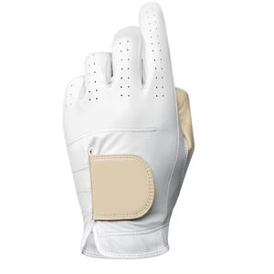 ถุงมือกอล์ฟของผู้หญิงหนังแท้กันลื่นปิดตะขอเกี่ยวโลโก้ตามสั่ง - Product Image 3