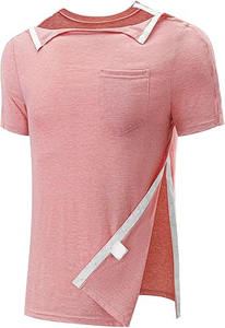 Women's Post-<b>Shoulder</b> Surgery Shirts Tear Away Tops <b>Rotator</b> <b>Cuff</b> Adaptive Clothing Chemo Port Hospital Uniforms - Product Image 6