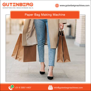 Nuevas máquinas de fabricación de bolsas de papel de velocidad de bolsas automáticas multifuncionales 150-260 piezas/min del proveedor genuino para compras al por menor - Product Image 6