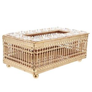 Soporte de pañuelos de latón antiguo adornado con detalles finos y acabado premium y para los amantes de la decoración vintage que buscan sofisticación - Product Image 1