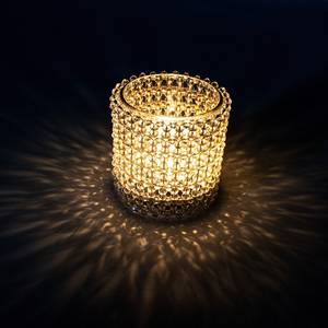 Bougeoirs votifs-Bougeoir chauffe-plat en verre moucheté-Décorations de fête de mariage romantique - Product Image 3