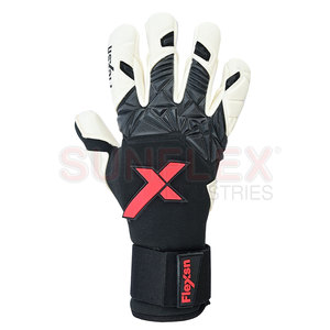 ถุงมือยางผู้รักษาประตูหนังสีทึบสไตล์ใหม่ - Product Image 2