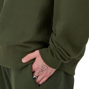 Haute qualité personnalisé 100% Polyester coton broderie Multi couleur épissage surdimensionné pull sweats à capuche pour hommes - Product Image 5