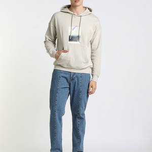 High Quality <b>Light</b> Weight Cotton Polyester Hoodie Blank Custom Men Street Wear OEM Logo Custom Casual Hoodies - Product Image 5