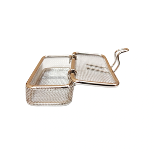 Caja de esterilización de malla de alambre Premium con tapa Caja esterilizadora de acero inoxidable de alta eficiencia para uso médico Ideal para herramientas - Product Image 4