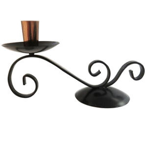 Portavelas votivo de forma personalizada de alta calidad para decoración de mesa de restaurante portavelas de Pilar dorado - Product Image 5