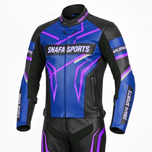 Traje de carreras de motos de alta calidad, traje de moto de aventura con logotipo personalizado, traje de motociclista de cuero genuino - Product Image 4