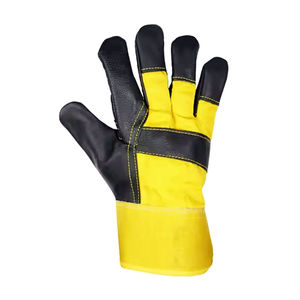 Mano protectora El mejor material de cuero de vaca Guantes DE TRABAJO canadienses Último diseño Uso DE SEGURIDAD Guantes de trabajo de goma Rigger - Product Image 2