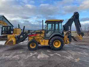 รถตักล้อยาง John Deere 410L มือหนึ่ง/มือสอง เครื่องยนต์ดีเซล ปั๊มไฮดรอลิก Bosch Rexroth ประหยัดน้ำมัน จัดส่งรวดเร็ว - Product Image 1