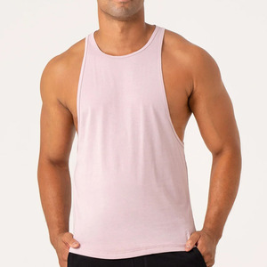 Logo personnalisé fabricant de haute qualité Gym débardeur sans manches Muscle course respirant sport entraînement coton hommes débardeurs - Product Image 1