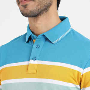 Nouveau modèle T-shirts polo grande taille pour hommes Prix de gros T-shirt polo à manches courtes et à tenue décontractée - Product Image 6
