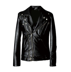 2025 Autumn <b>Winter</b> Men's High Quality Biker <b>Jacket</b> New Style Motorcycle <b>Leather</b> Garment Stand Multi-Zipper Lapel High Fabric - Product Image 1