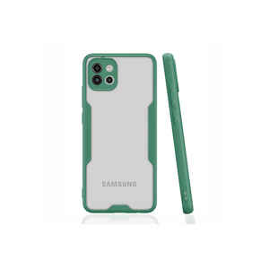 Étui de protection en silicone de qualité supérieure ASMA Parfe Series pour Samsung Galaxy A03 Pro, coque arrière souple anti-traces de doigts en noir - Product Image 2