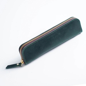 Nouvelle pochette cadeau de luxe en cuir écologique sac à stylo épais Logo personnalisé étui à crayons manchon de stylo - Product Image 2