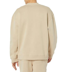 Sweat-shirt unisexe surdimensionné à col rond et fermeture éclair 1/4, en molleton 100 % coton, pull à manches longues pour l'hiver - Product Image 2