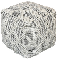 Pouf en coton super confortable, design moderne, style vintage, repose-pieds tricoté, tabouret bohème, siège personnalisable pour jardin, vente en gros