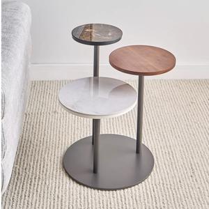 Mesa Auxiliar Moderna con Forma de Sombrilla para Dormitorio, Sala de Estar, Decoración de Muebles, 2 Niveles - Product Image 3