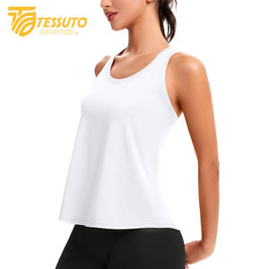 Ropa de entrenamiento para mujer, camiseta sin mangas deportiva de Yoga para gimnasio, camisetas sin mangas con estampado personalizado de alta calidad para mujer, camisetas sin mangas con tirantes gruesos para gimnasio para mujer - Product Image 6