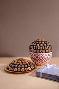 Bol en nacre, bol à dessert au chocolat, incrustation d'os, support à dessert en nacre, plateau à gâteau, bols de service pour chocolat - Product Image 4