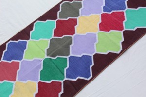 Durry y alfombra de algodón indio tradicional tejido a mano indio patrón geométrico lavable para dormitorio - Product Image 4