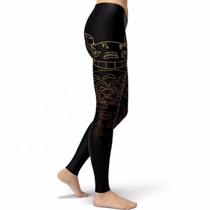 Latest Fashion Fitness Custom Design <b>Women</b> Sublimation <b>Leggings</b> Quick Dry Manufacturers <b>waterproof</b> <b>Women</b> Sublimation <b>Leggings</b> - Product Image 2