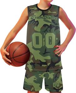 Uniformes de basket-ball réversibles pour jeunes, faible MOQ, maillots d'équipe personnalisés, vente en gros, vêtements de sport d'entraînement, uniforme de basket-ball - Product Image 6