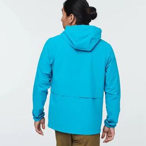 Chaquetas Cortavientos Personalizadas con Logotipo para Hombre, Chaquetas Deportivas de Lona con Cremallera, Impermeables, Transpirables y con Capucha, Unisex - Product Image 4