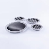 Grille d'aération de ventilation de meilleure qualité Diffuseur de plafond Vannes d'air en fonte Persienne d'aération en aluminium pour système HVAC 100MM