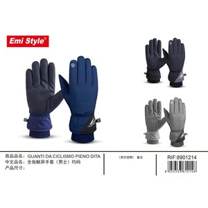 * OUTLET * guanti invernali da uomo guanti da sci moto ciclismo Touch Screen di un colore formato assortito-casa e giardino/sport - Product Image 1