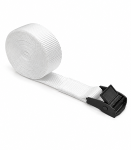 Cam Buckle Polyester Lashing Strap 25mm Black <b>White</b> Wire-<b>Cargo</b> CE Quatest3 Certified Provina Brand 800kg Break Strength Binh - Product Image 4