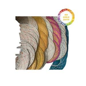 Abanico de Mano Tejido a Mano con Pasto Marino, Diseño Ecológico, Ideal para Eventos con Temática Tropical y Reuniones al Aire Libre - Product Image 4