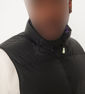 Top vente hommes gilets bulle chaud respirant sans manches gilet chauffant vestes fermeture à glissière Logo personnalisé hiver pas cher prix - Product Image 4