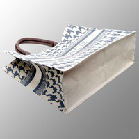 Bolsa de Lona Laminada de Alta Calidad, con Impresión Completa, para Compras, Vacaciones, Playa, Verano, Promociones